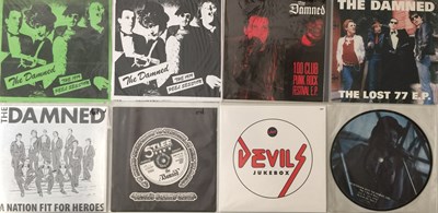 Lot 245 - THE DAMNED - 7" COLLECTION (LIMITED EDITION/ PRIVATE RELEASES)