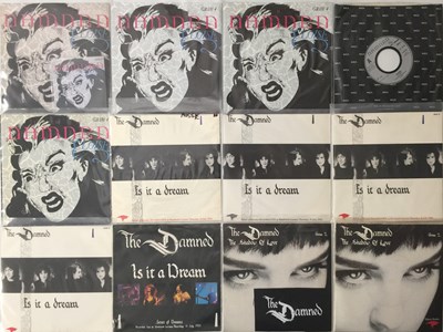 Lot 247 - THE DAMNED - 7" COLLECTION (PRESSING VARIATIONS)