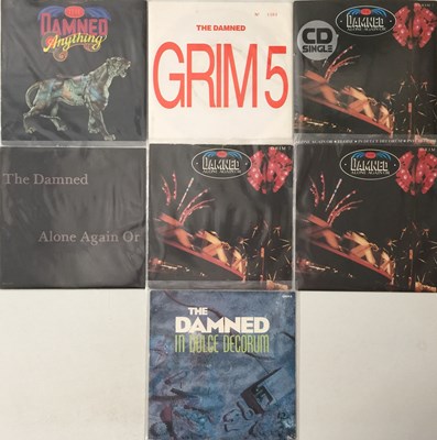 Lot 247 - THE DAMNED - 7" COLLECTION (PRESSING VARIATIONS)