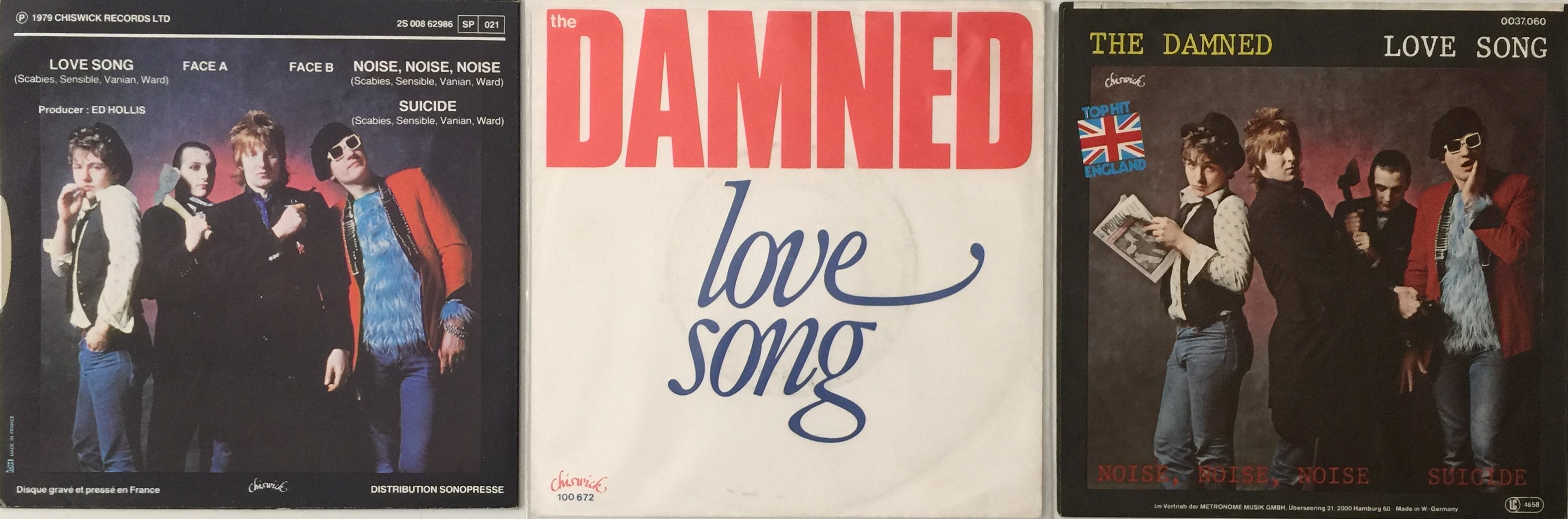 LOVE SONG - THE DAMNED / オリジナルUK盤7インチ The Damned Love Song 7
