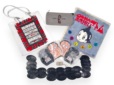 Lot 41 - BOY LONDON - ASTRO BOY / SHIN & COMPANY TIE IN MERCHANDISE AND COLLECTABLES.