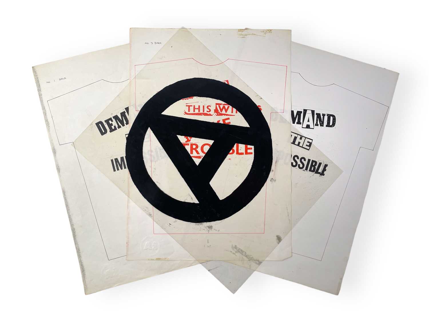 Jamie Reid Ransom Note Lot 54 - BOY LONDON - JAMIE REID (1947 - 2023) - JAMIE