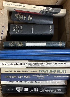 Lot 91 - LARGE COLLECTION OF JAZZ AND BLUES BOOKS AND MAGAZINES.