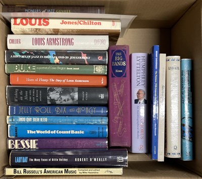 Lot 91 - LARGE COLLECTION OF JAZZ AND BLUES BOOKS AND MAGAZINES.