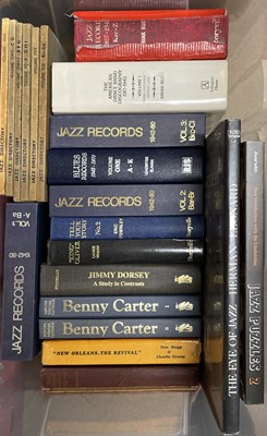 Lot 91 - LARGE COLLECTION OF JAZZ AND BLUES BOOKS AND MAGAZINES.