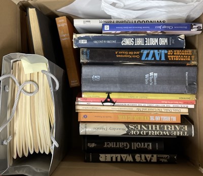 Lot 91 - LARGE COLLECTION OF JAZZ AND BLUES BOOKS AND MAGAZINES.