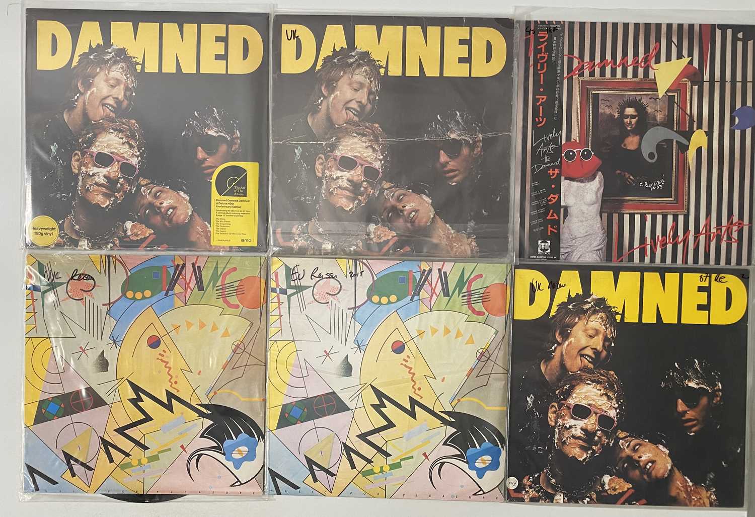 Lot 272 - THE DAMNED - LP COLLECTION