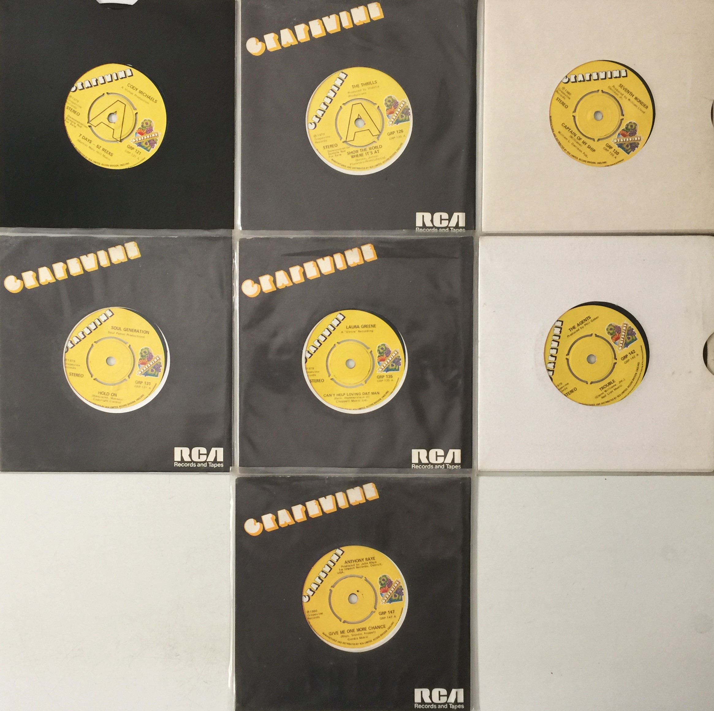 Grapevine Video Collection Lot 123 - GRAPEVINE RECORDS - 7