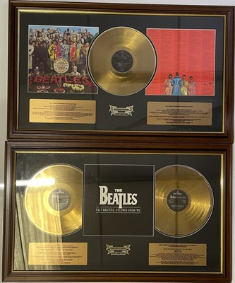 Lot 253 - THE BEATLES - LIMITED EDITION 'GOLD DISC' DISPLAYS.