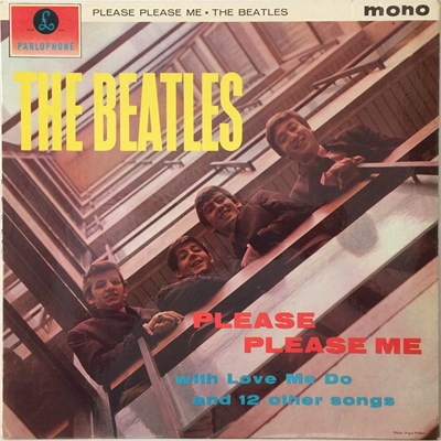 Lot 111 - THE BEATLES - PLEASE PLEASE ME LP (1ST UK 'BLACK AND GOLD' PMC 1202 - TOP COPY).