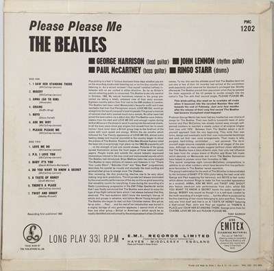 Lot 111 - THE BEATLES - PLEASE PLEASE ME LP (1ST UK 'BLACK AND GOLD' PMC 1202 - TOP COPY).