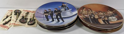 Lot 143 - THE BEATLES - PLATE COLLECTIONS AND BROOCHES.