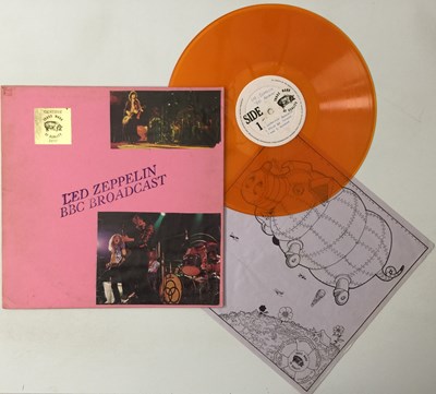 Lot 282 - LED ZEPPELIN - BBC BROADCAST LP (PRIVATE RELEASE - ORANGE VINYL - TMOQ - L2-537)