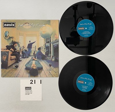 Lot 295 - OASIS - DEFINITELY MAYBE LP (UK OG - DAMONT PRESS - CRE LP169)