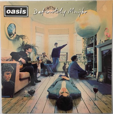 Lot 295 - OASIS - DEFINITELY MAYBE LP (UK OG - DAMONT PRESS - CRE LP169)