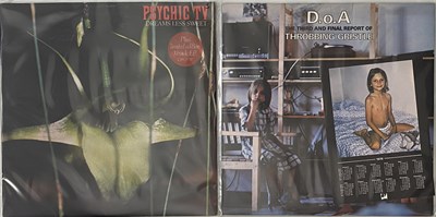 Lot 296 - THROBBING GRISTLE/ PSYCHIC TV - LP RARITIES PACK