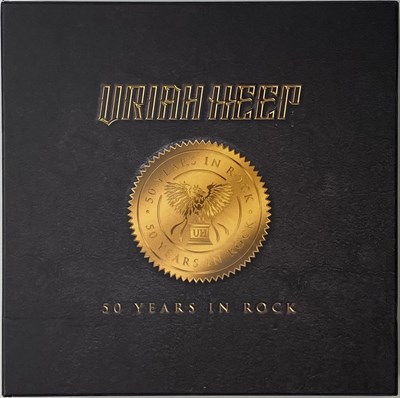 Lot 303 - URIAH HEEP - 50 YEARS IN ROCK LP/ CD BOX SET (BMGCAT463BOX)