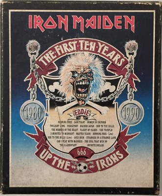 Lot 305 - IRON MAIDEN - THE FIRST TEN YEARS: UP THE IRONS (10x CD BOX SET )