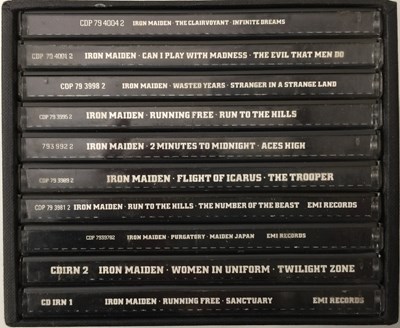 Lot 305 - IRON MAIDEN - THE FIRST TEN YEARS: UP THE IRONS (10x CD BOX SET )