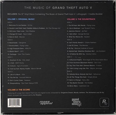 Lot 306 - VARIOUS - THE MUSIC OF GRAND THEFT AUTO V (6x LP BOX SET - MASS/ ROCKSTAR - MSAP0014LP)