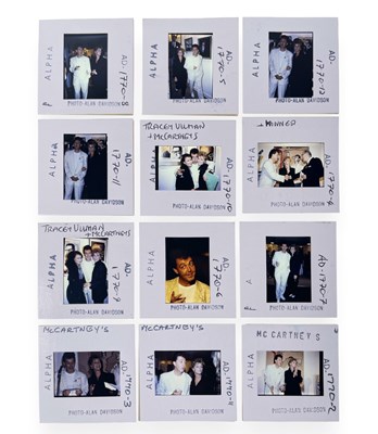 Lot 307A - THE BEATLES - PAUL MCCARTNEY INTEREST - ORIGNAL COLOUR TRANSPARENCIES AND CONTACT SHEETS FROM BUDDY HOLLY WEEK 1984.