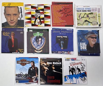 Lot 252 - PUNK / NEW WAVE STARS - SIGNED CDS.