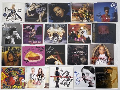 Lot 251 - FEMALE POP/INDIE STARS - SIGNED CDS.