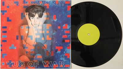 Lot 117 - PAUL MCCARTNEY - TUG OF WAR LP (ORIGINAL COMPLETE UK TEST PRESSING - PCTC 259 - WITH UNUSED MATRIX AND PROOF SLEEVE)