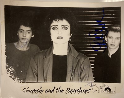 Lot 6C - SIOUXSIE AND THE BANSHEES SIGNED PHOTO