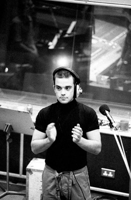 Lot 53 - ROBBIE WILLIAMS - OCTOBER 1997 RADIO ONE SESSIONS - NEGATIVES WITH COPYRIGHT.