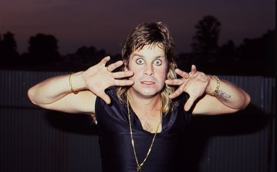 Lot 72 - OZZY OSBOURNE - BACKSTAGE AT DONINGTON 1984 - COLOUR IMAGES WITH COPYRIGHT.