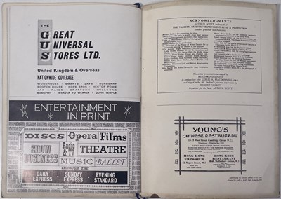 Lot 359 - 1963 THE BEATLES - ROYAL VARIETY PERFORMANCE PROGRAMME.