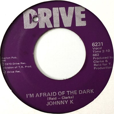 Lot 64 - JOHNNY K - I GOT BILLS TO PAY/ I'M AFRAID OF THE DARK 7" (US SOUL - DRIVE 6231)