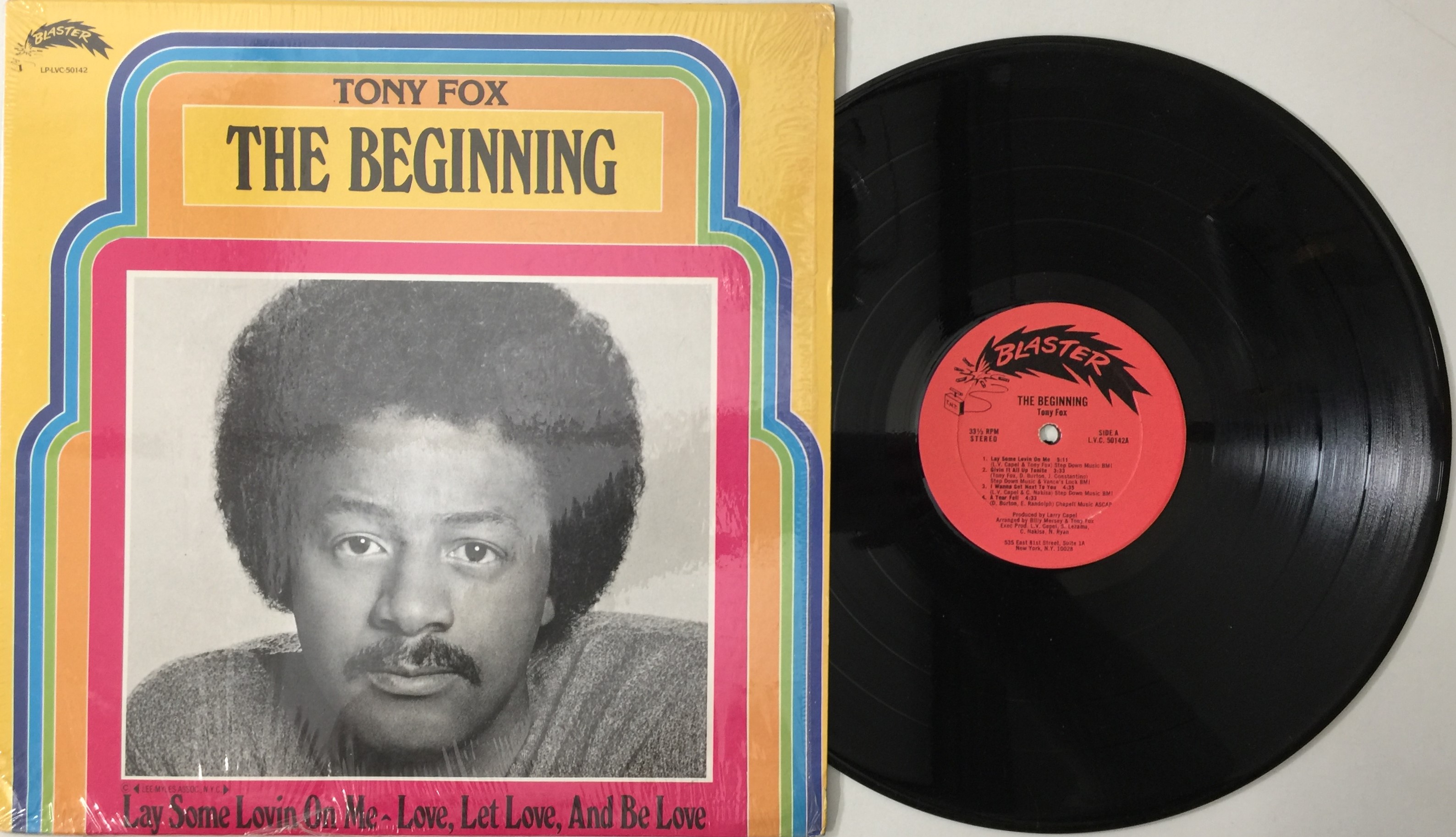 洋楽 TONY FOX / THE BEGINNING Lot 205 - TONY FOX - THE BEGINNING LP (US SOUL OG -