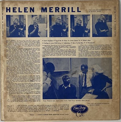 Lot 211 - HELEN MERRILL - S/T LP (US JAZZ OG - EMARCY - MG-36006)