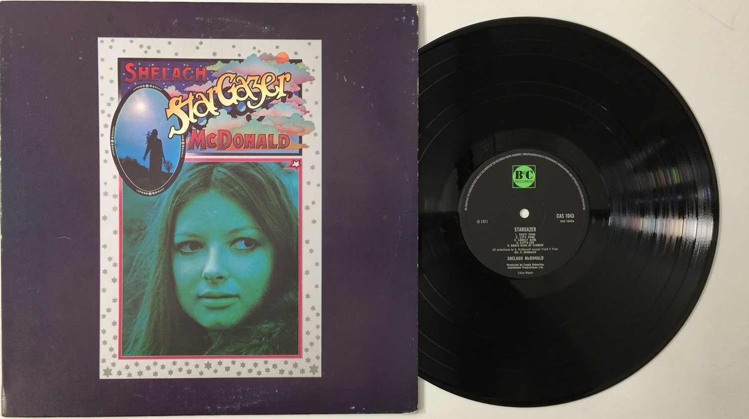 Lot 345 - SHELAGH MCDONALD - STARGAZER LP (UK FOLK - B&C RECORDS - CAS 1043)