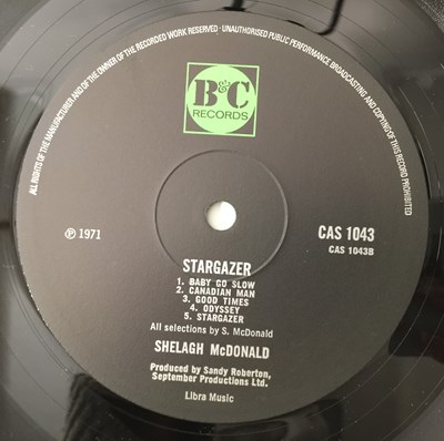 Lot 345 - SHELAGH MCDONALD - STARGAZER LP (UK FOLK - B&C RECORDS - CAS 1043)