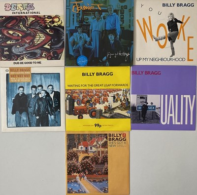 Lot 618 - BILLY BRAGG - 12"/ 7" COLLECTION (INC DEMOS)