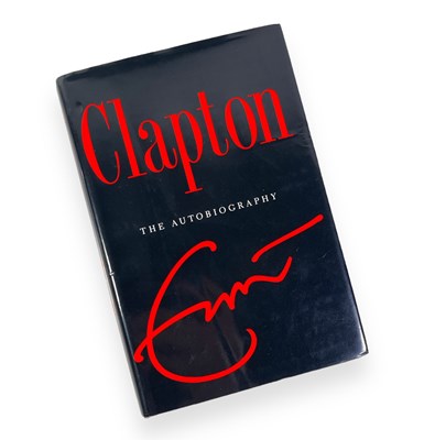 Lot 394 - ERIC CLAPTON - SIGNED AUTOBIOGRAPHY.