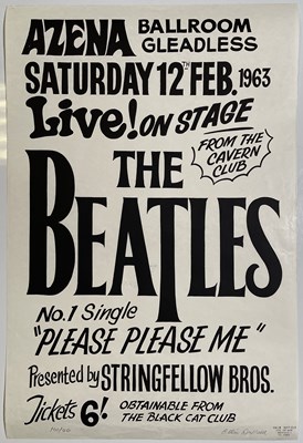 Lot 179 - THE BEATLES - A LIMITED EDITION COLIN DUFFIELD POSTER PRINT WITH COA.