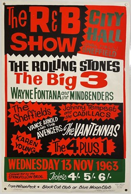 Lot 180 - THE ROLLING STONES AND MORE - A LIMITED EDITION COLIN DUFFIELD POSTER PRINT WITH COA.