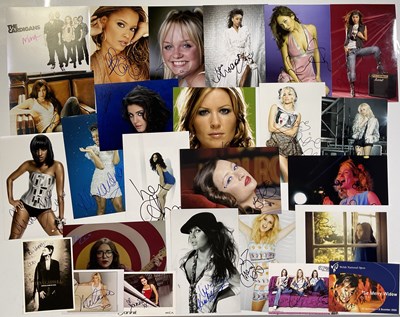 Lot 248 - POP / ROCK FEMALE STARS - SIGNED PHOTO COLLECTION.