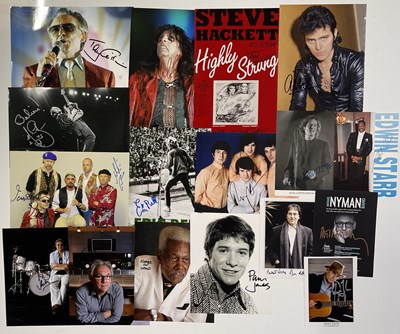 Lot 250 - MALE STARS OF THE 60S/70S - SIGNED PHOTOGRAPH COLLECTION.