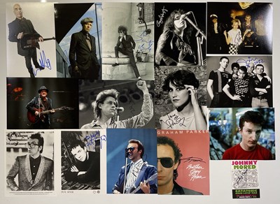 Lot 444 - PUNK AND NEW WAVE STARS SIGNED.