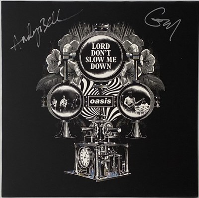 Lot 376 - OASIS - LORD DON'T SLOW ME DOWN 12" PROMO (SIGNED COVER - BIG BROTHER - RKID39TP)