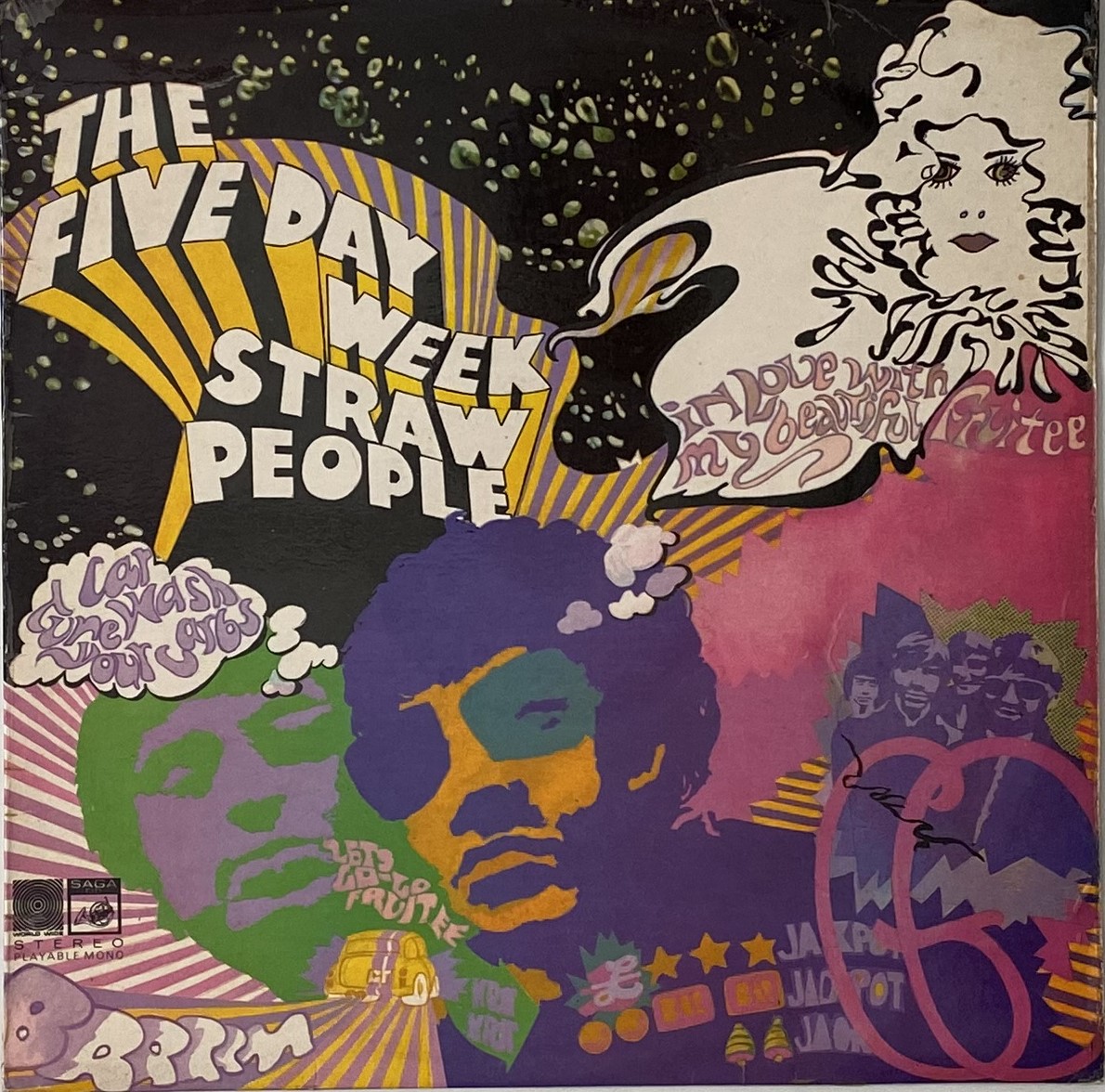 Lot 386 the five day week straw people lp psych
