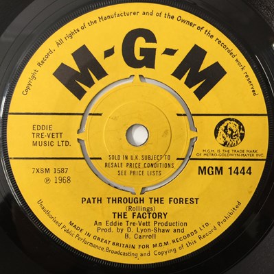 Lot 33 - THE FACTORY - PATH THROUGH THE FOREST/ GONE 7" (UK FREAKBEAT - MGM 1444)