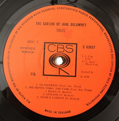 Lot 39 - TREES - THE GARDEN OF JANE DELAWNEY LP (UK ORIGINAL CBS - S63837)