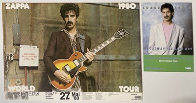 Lot 182 - FRANK ZAPPA - POSTER AND SHOP DISPLAY.