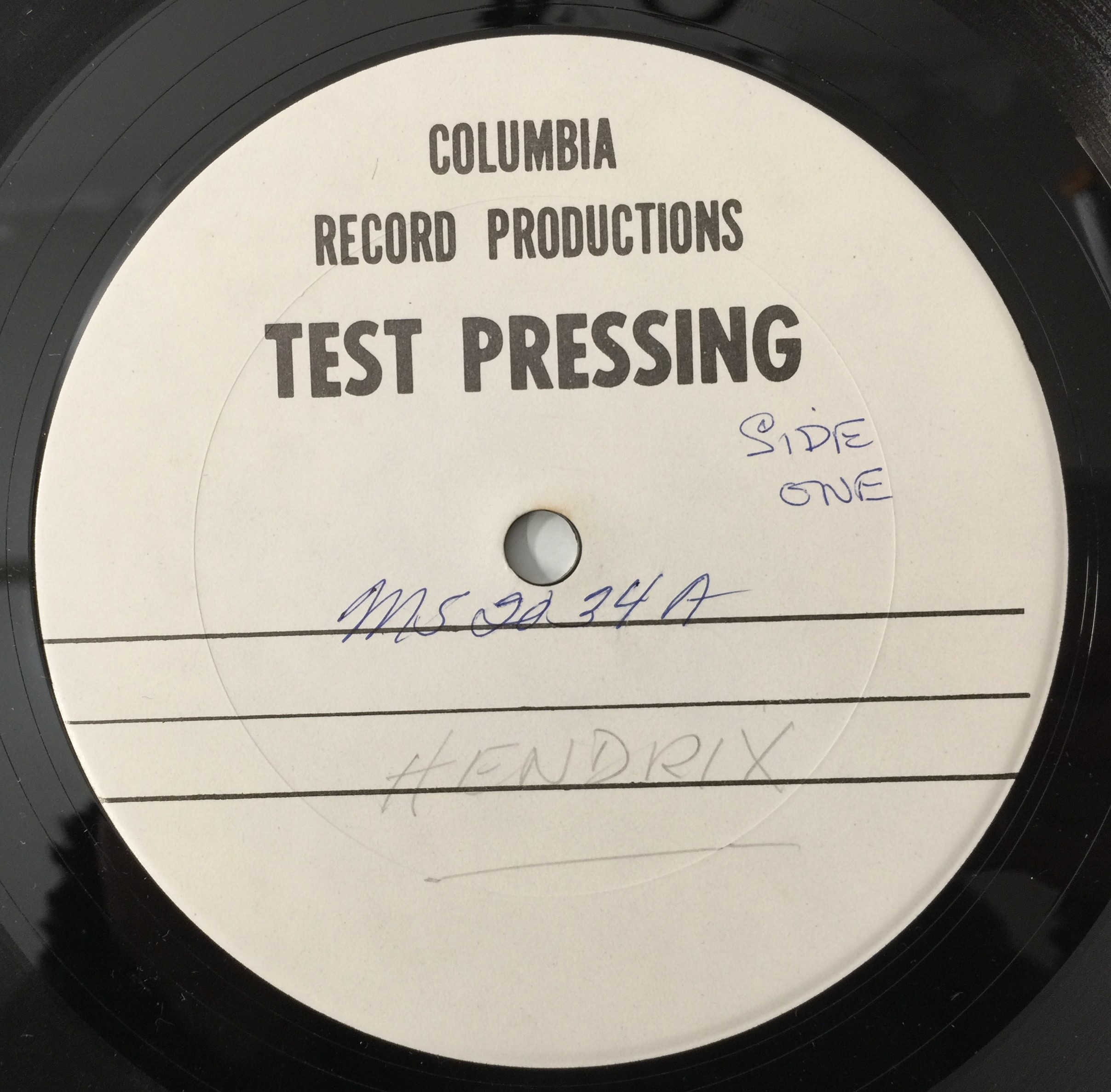 Lot 47 - JIMI HENDRIX - THE CRY OF LOVE LP (US TEST